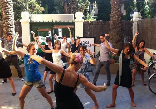 Clase de flamenco Hispania, Escuela de Español