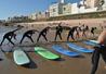 Clases de surf para estudiantes de clic ih Cádiz